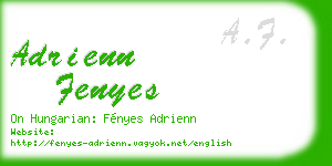 adrienn fenyes business card